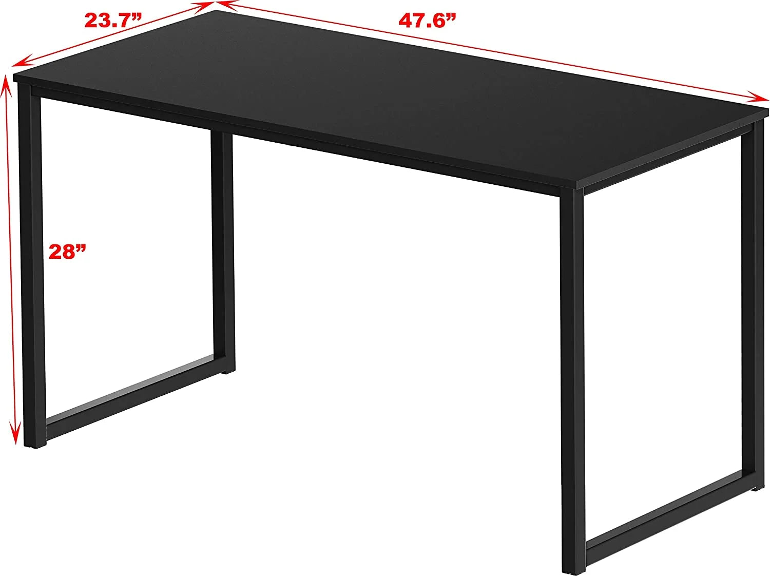Black 48-Inch Computer Desk H55595