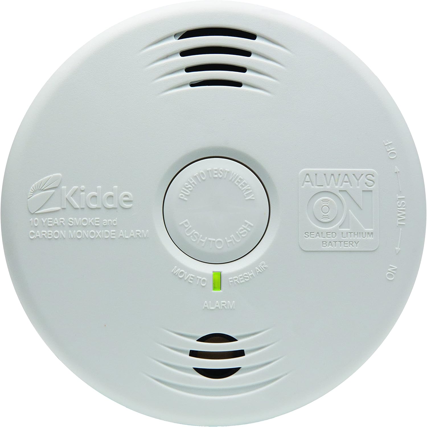 10-Year Battery Smoke & Carbon Monoxide Detector, 1 Count V8650