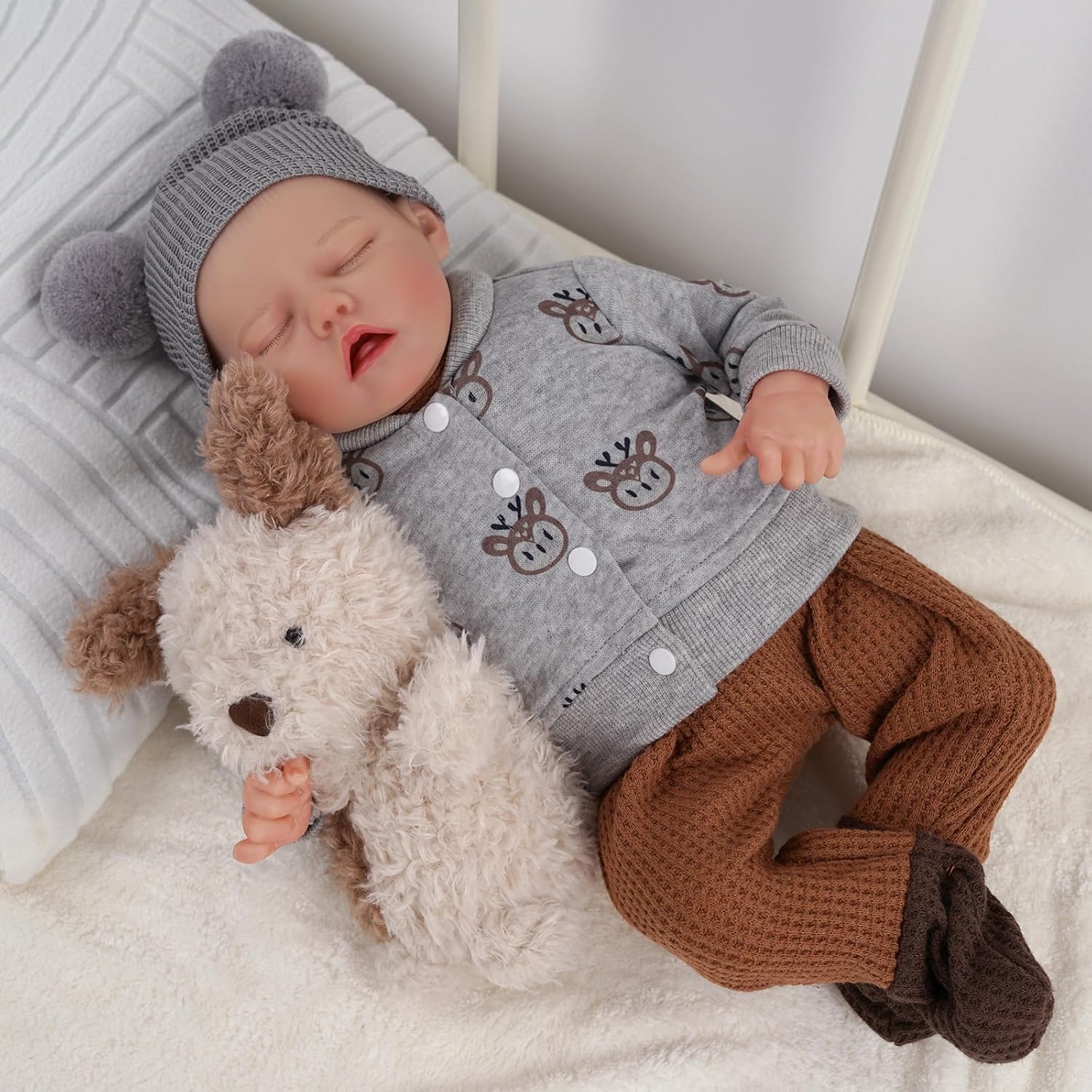 17-Inch Soft Body Realistic Reborn Baby Dolls G778484