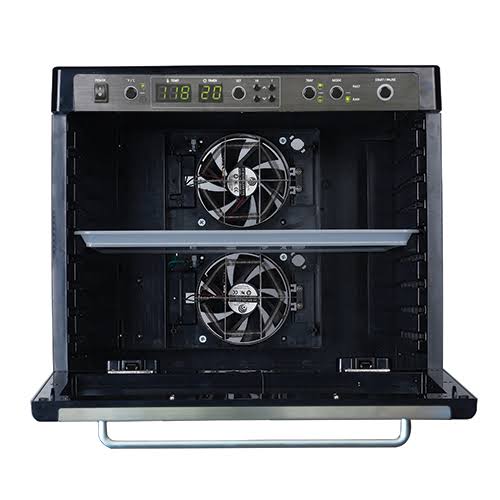 Black Digital Food Dehydrator with Stainless Steel Trays C898