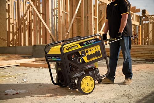 5000-Watt Electric Start Tri Fuel Portable Generator with CO Shield O5470