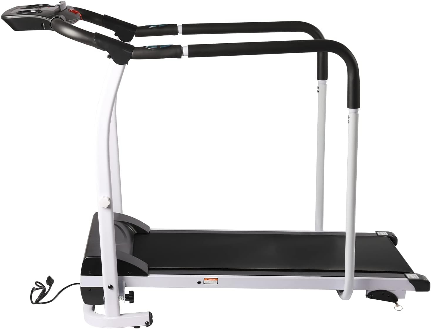Foldable Walking Treadmill with LCD Display, 220 lbs Capacity R90035