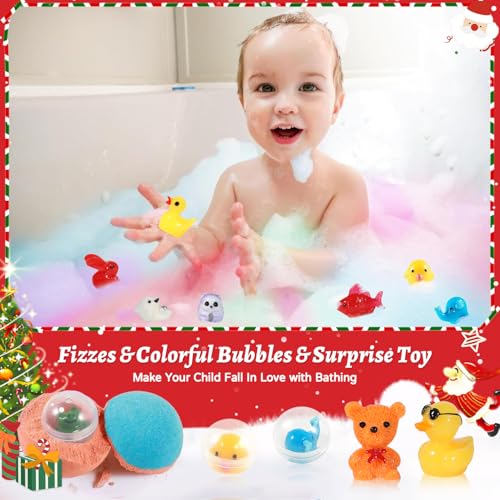 24 Pack Kid Bath Bombs with Surprise Inside L743986
