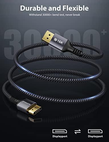 DisplayPort Cable 1.4 8K DP Cable 32.4Gbps HBR3 X85781