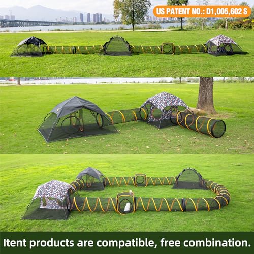 3 Tier Portable Cat Enclosure Tent Q874