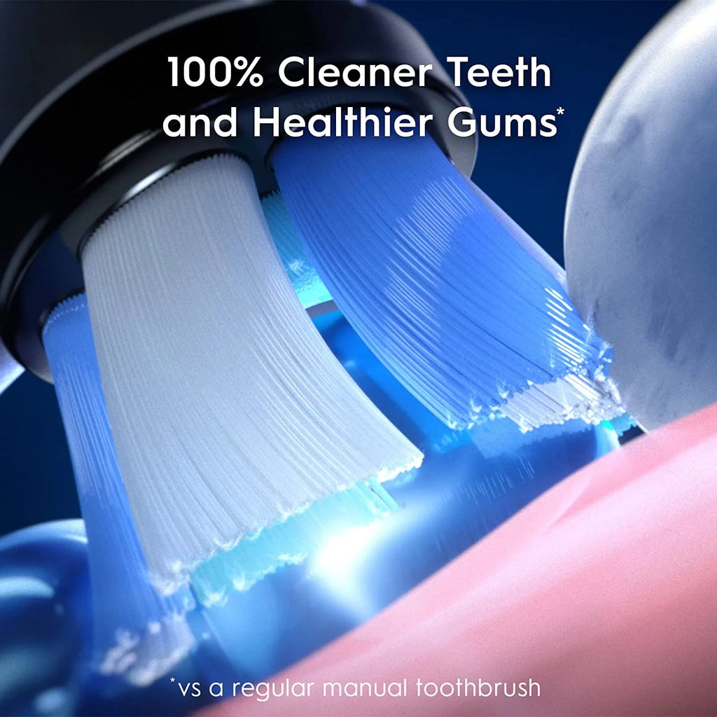 Black Electric Toothbrush with 3 Brush Head V869