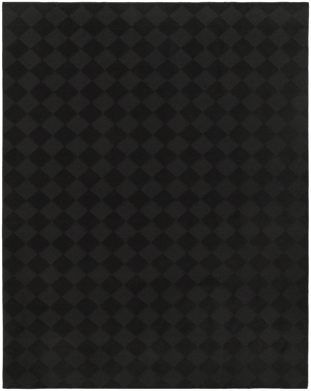 Black 7 ft. 6 in. x 9 ft. 6 in. Large Area Rug V287