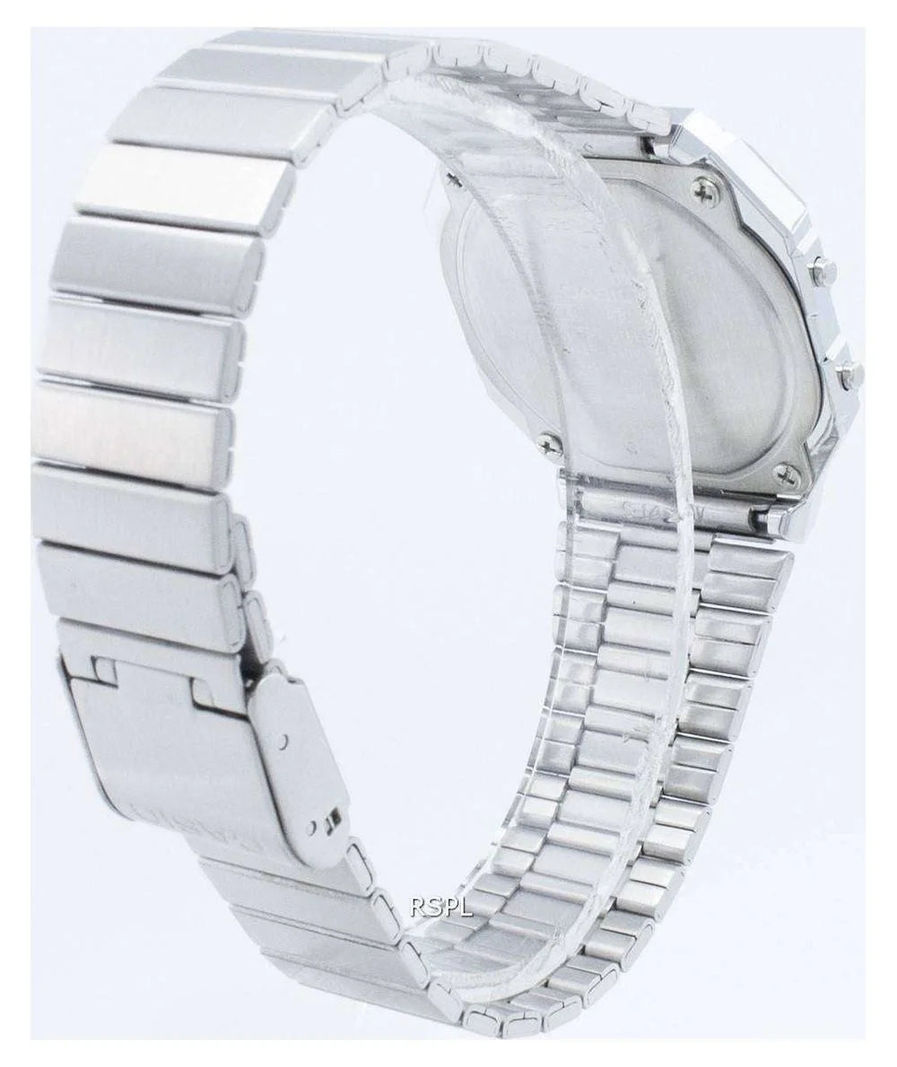Slim Digital Stainless Steel Watch U268