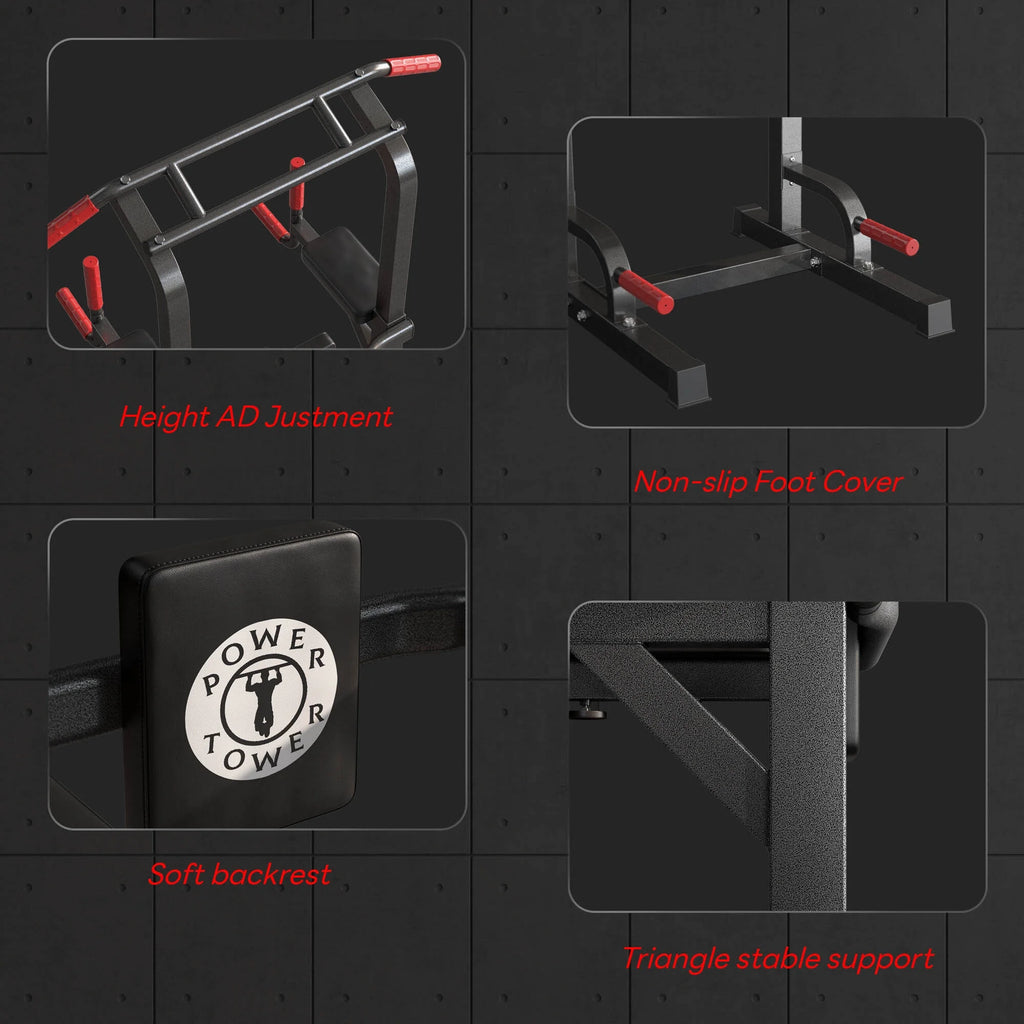 Adjustable Height Pull Up Bar Dip Station X299