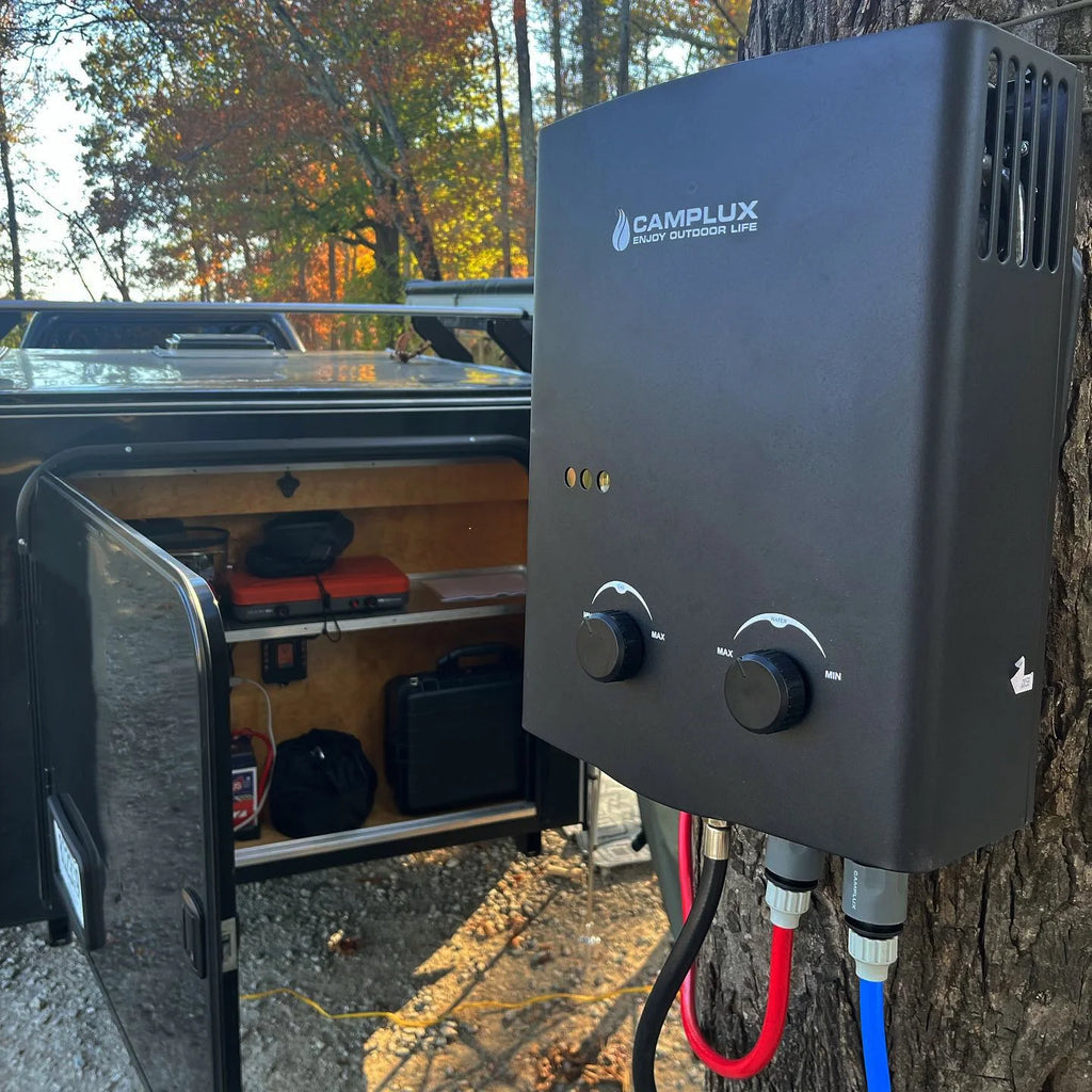 Outdoor Portable Propane Tankless Water Heater Black X216