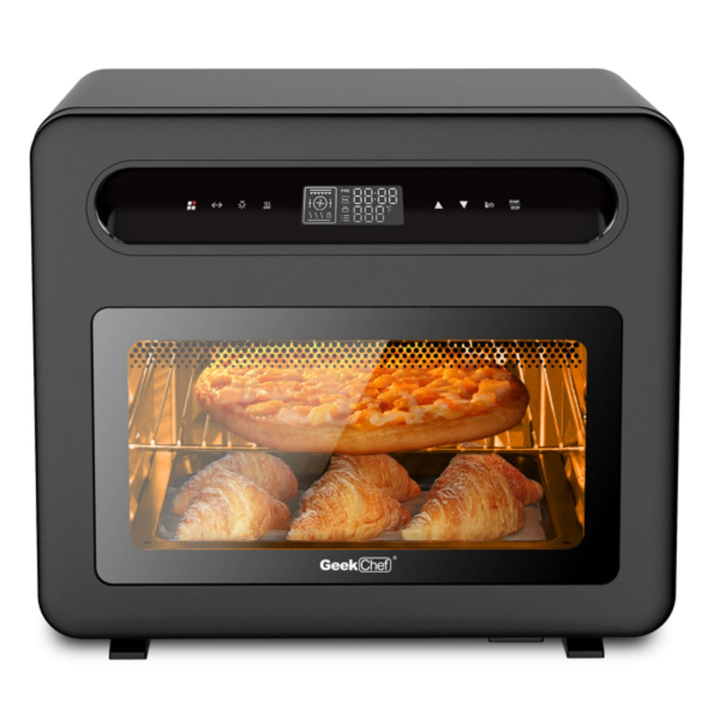 26-Quart Black Stainless Steel Steam Convection Oven I184