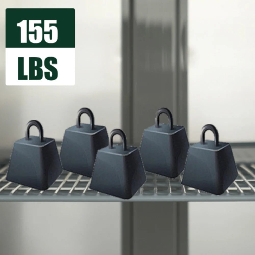 54" Commercial Refrigerator 49 Cu.ft 2 Solid Door Reach-In Stainless Steel Upright Fridge L503801