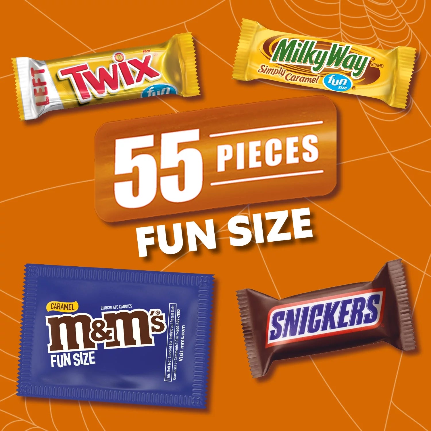 55 Ct Halloween Candy Variety Pack P569031