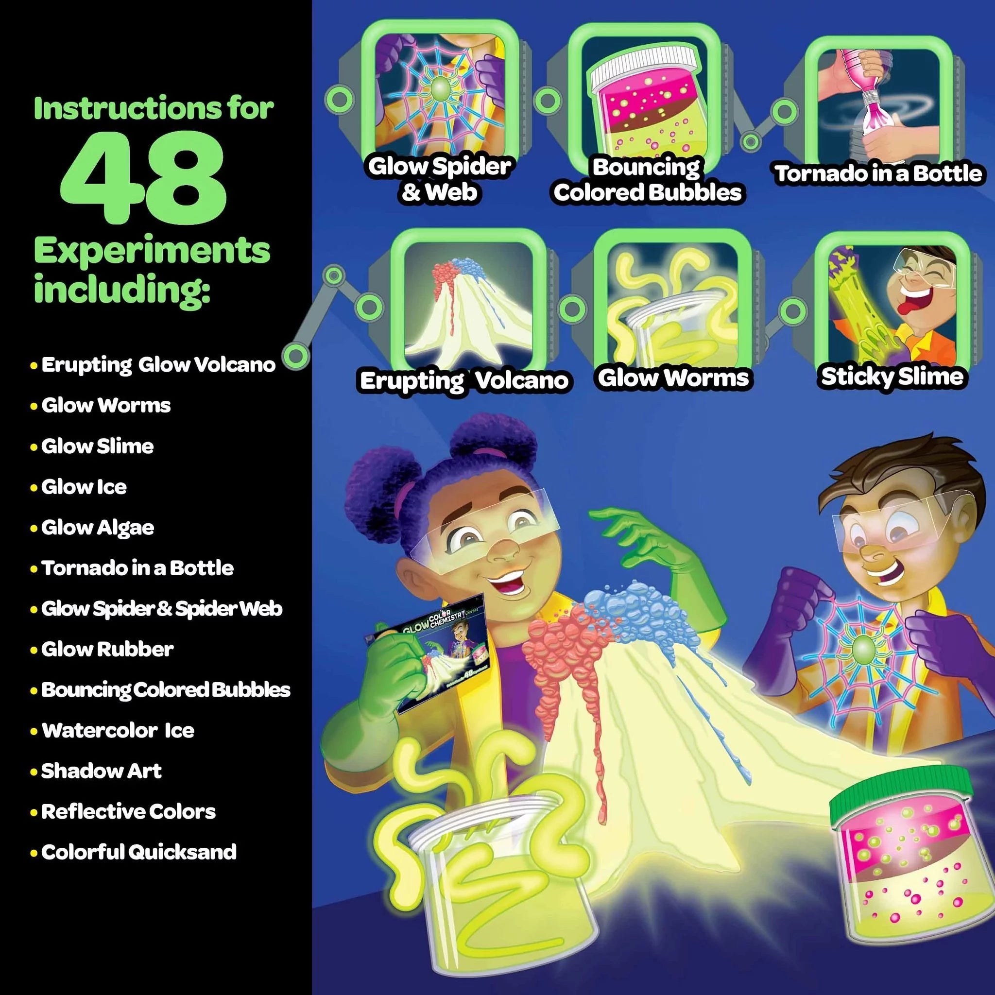 Glow Color Chemistry Lab Set I146