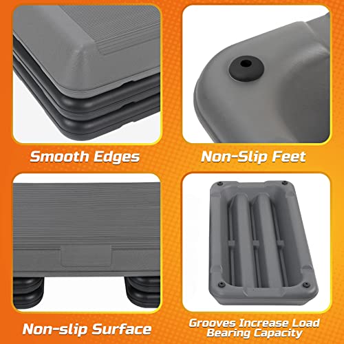 28.5'' Adjustable Aerobic Step with 4 Risers P617