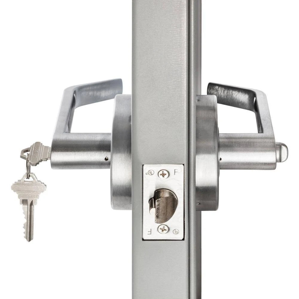 36 in. x 84 in. Fire-Rated Right-Hand Unfinished Steel Commercial Door Slab with Adjustable Frame B49074