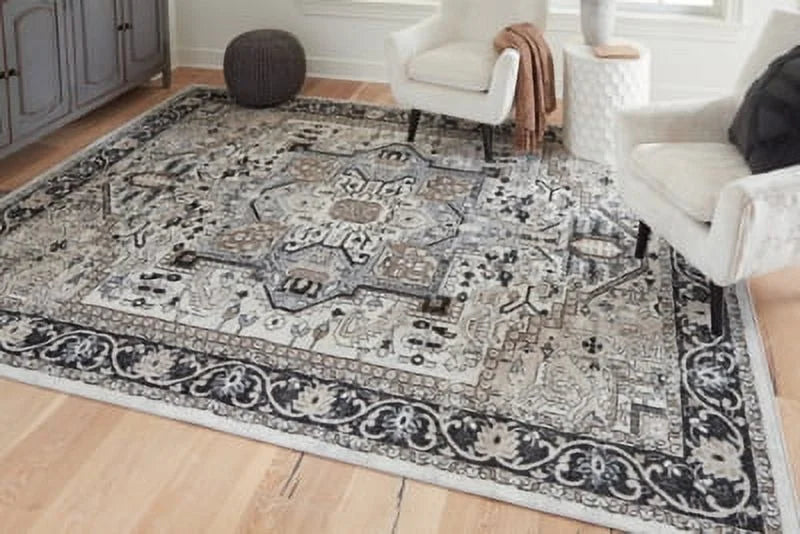 7'7" x 9'11" Machine Woven Low Pile Area Rug Y103