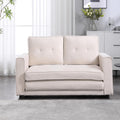 Beige Velvet Sofa P4391
