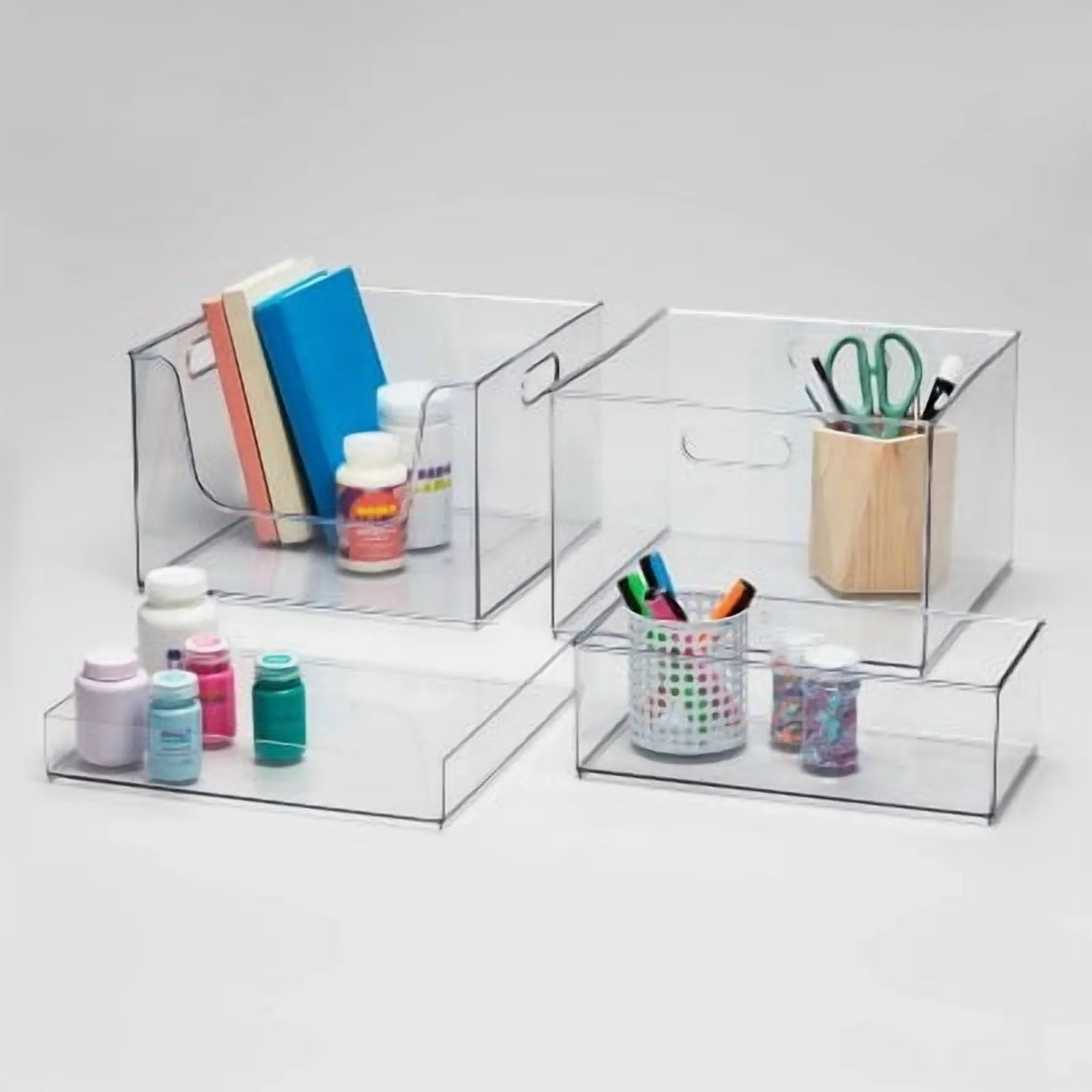 12" x 12" x 8" Open Front Storage Bin B68285