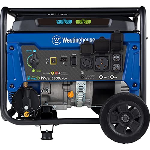 6500 Watt Dual Fuel Portable Generator E4758