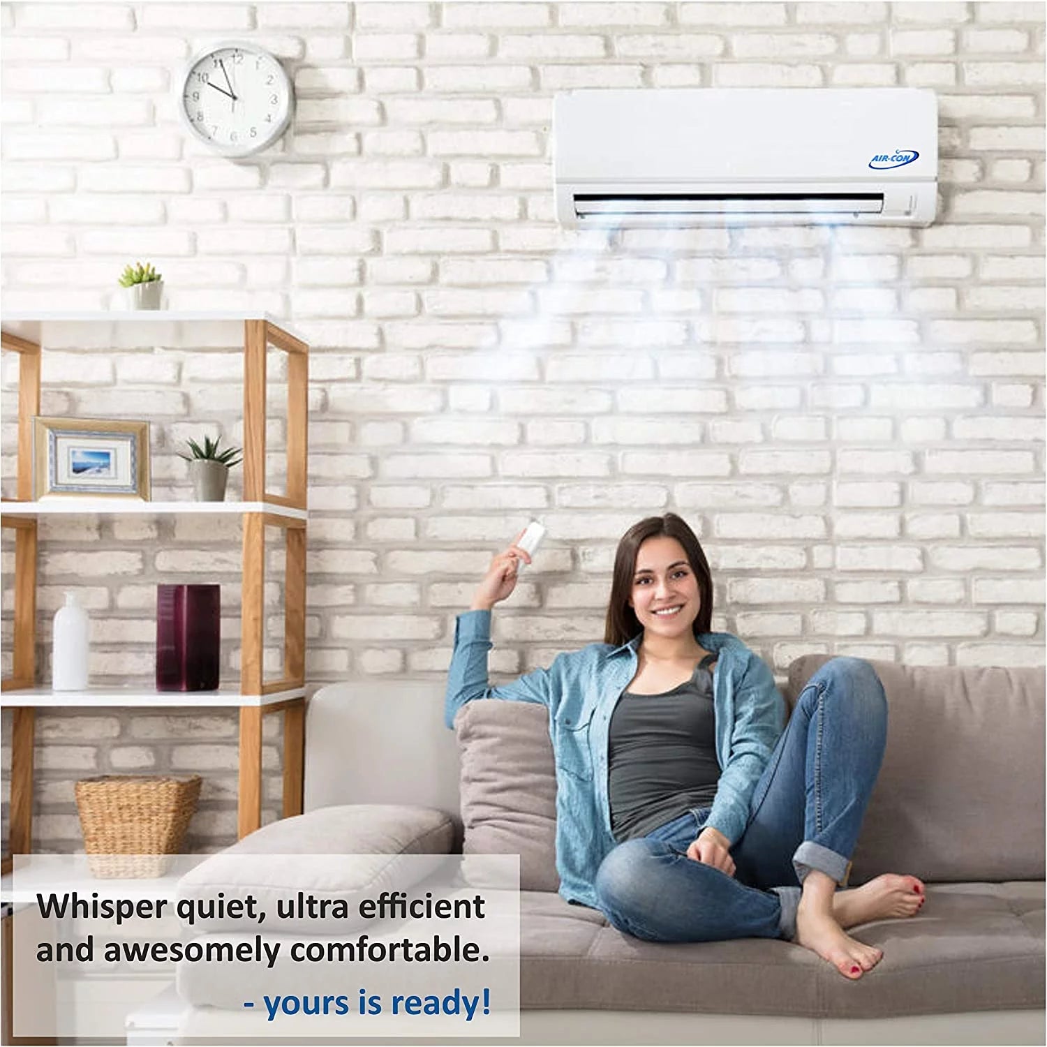 2 Zone Mini Split Ductless Air Conditioner F75898