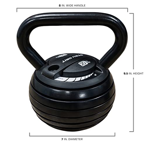Adjustable Kettlebell Weight Set 20LB W7224