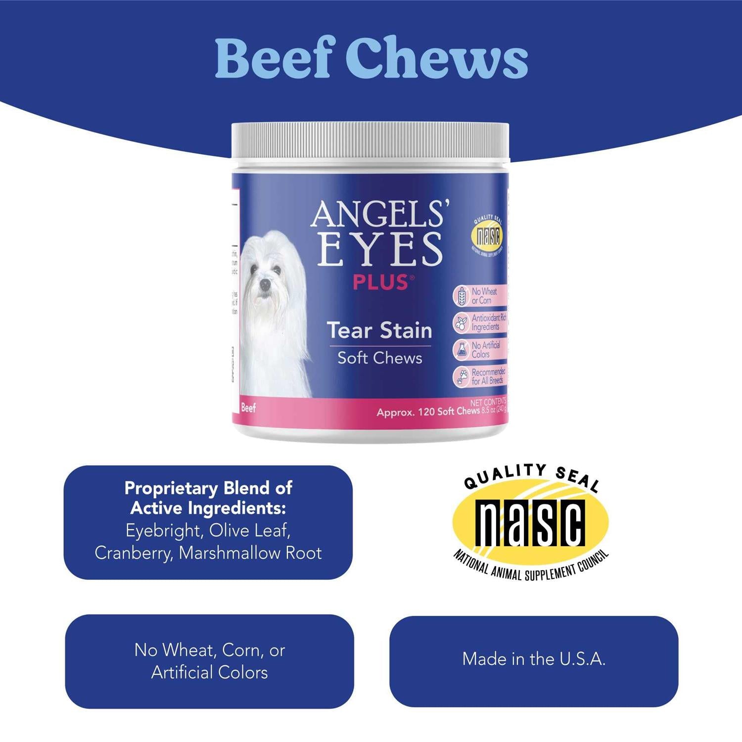 Beef Flavor Tear Stain Soft Chews Y122386