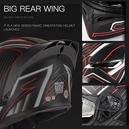 DOT Approved Motorcycle Modular Bluetooth Full Face Helmet B191979