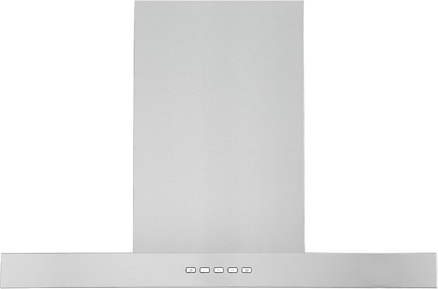 30” 600 CFM Wall-Mounted Convertible Rectangular Range Hood with LED Lights Stainless Steel V495