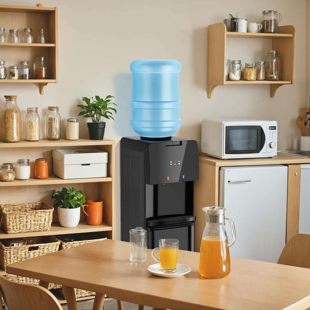 3 Temperatures Top Loading Water Dispenser with Storage Cabinet N28966