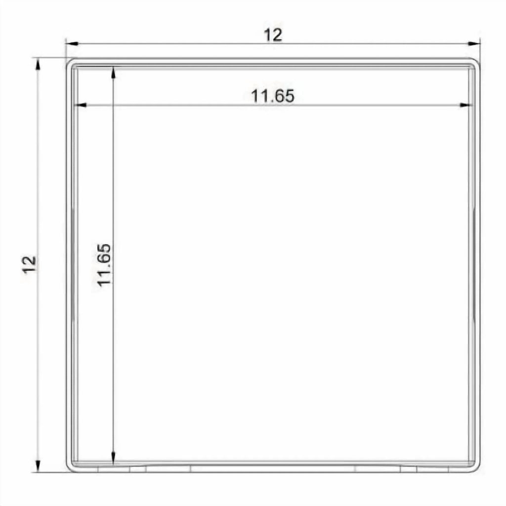 12" x 12" x 8" Open Front Storage Bin B68285