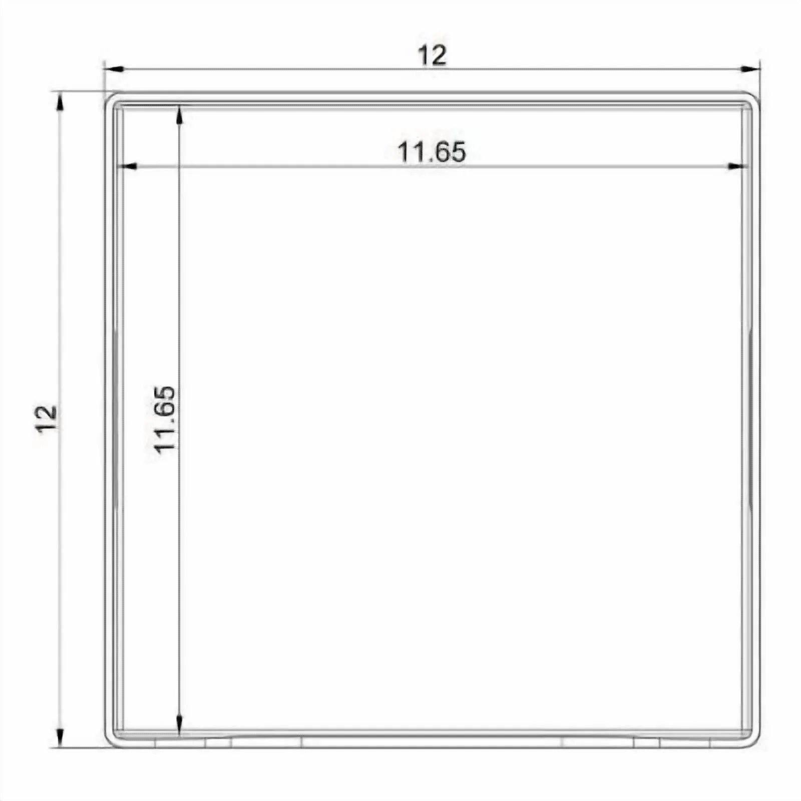 12" x 12" x 8" Open Front Storage Bin B68285
