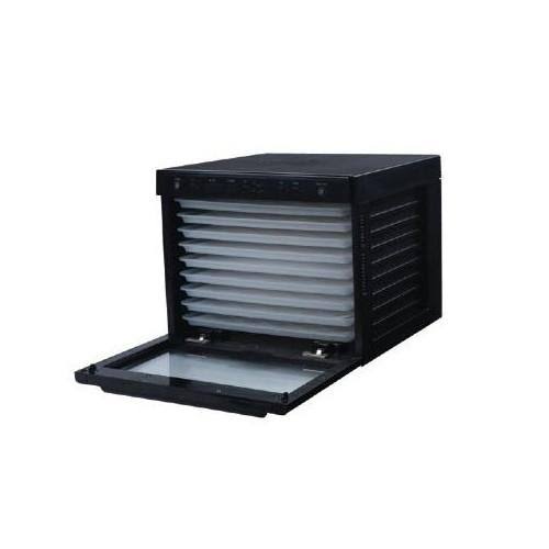 Black Digital Food Dehydrator with Stainless Steel Trays C898
