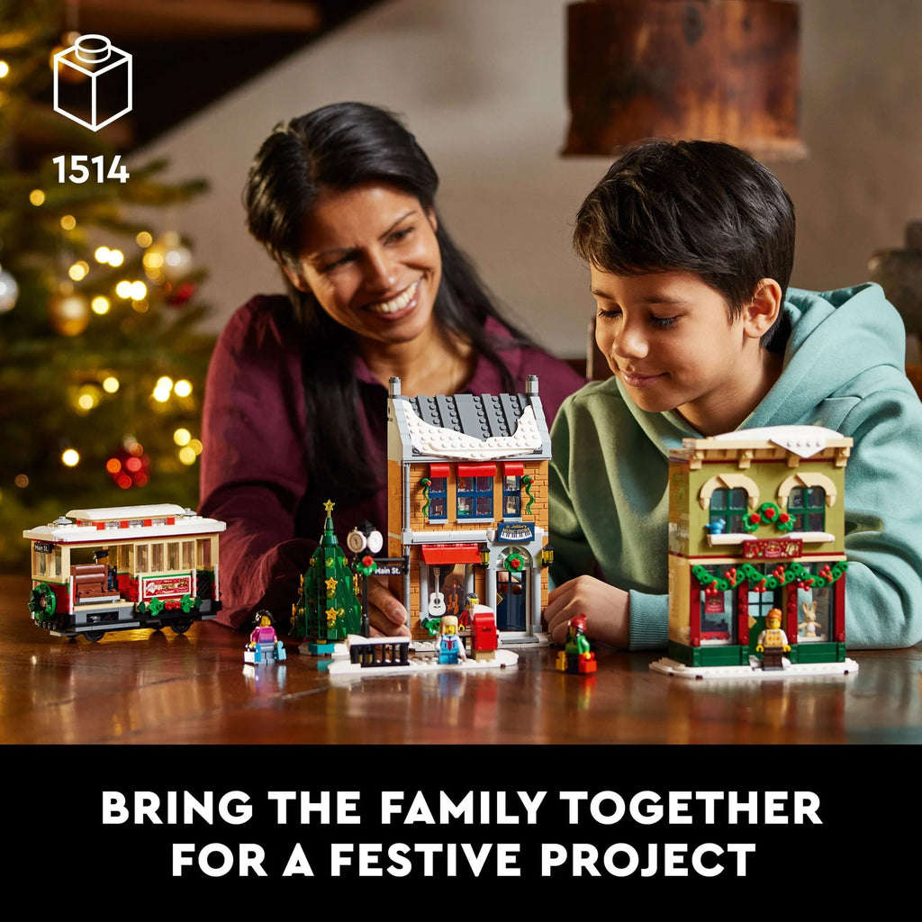Holiday Main Street Building Set with 6 Minifigures J235