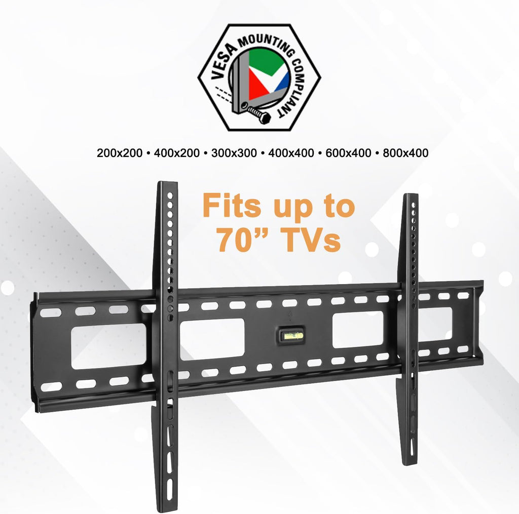 Low Profile Heavy Duty Steel TV Wall Mount U73342