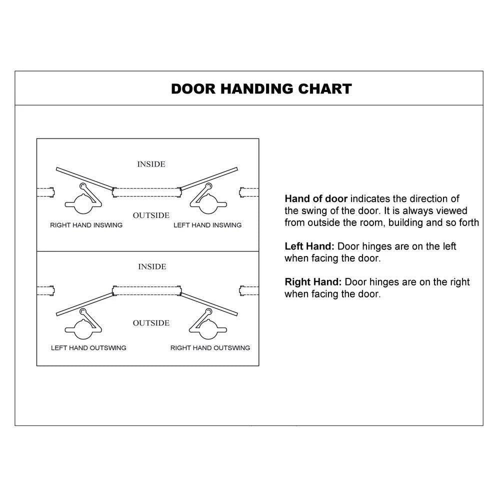 36 in. x 84 in. Fire-Rated Right-Hand Unfinished Steel Commercial Door Slab with Adjustable Frame B49074