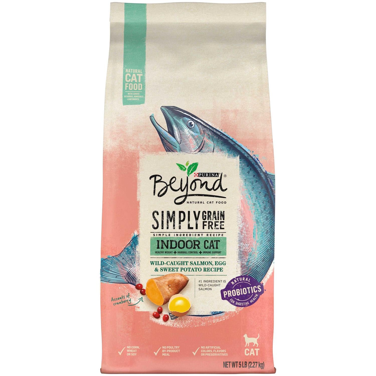 Grain Free Natural Dry Cat Food Salmon T2653