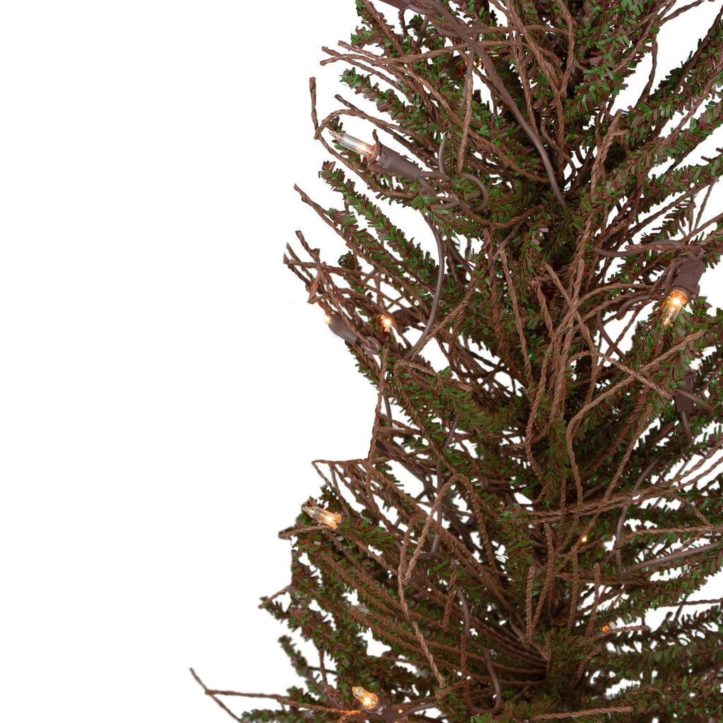 3 Pre-Lit Artificial Christmas Tree with Clear Lights U2991