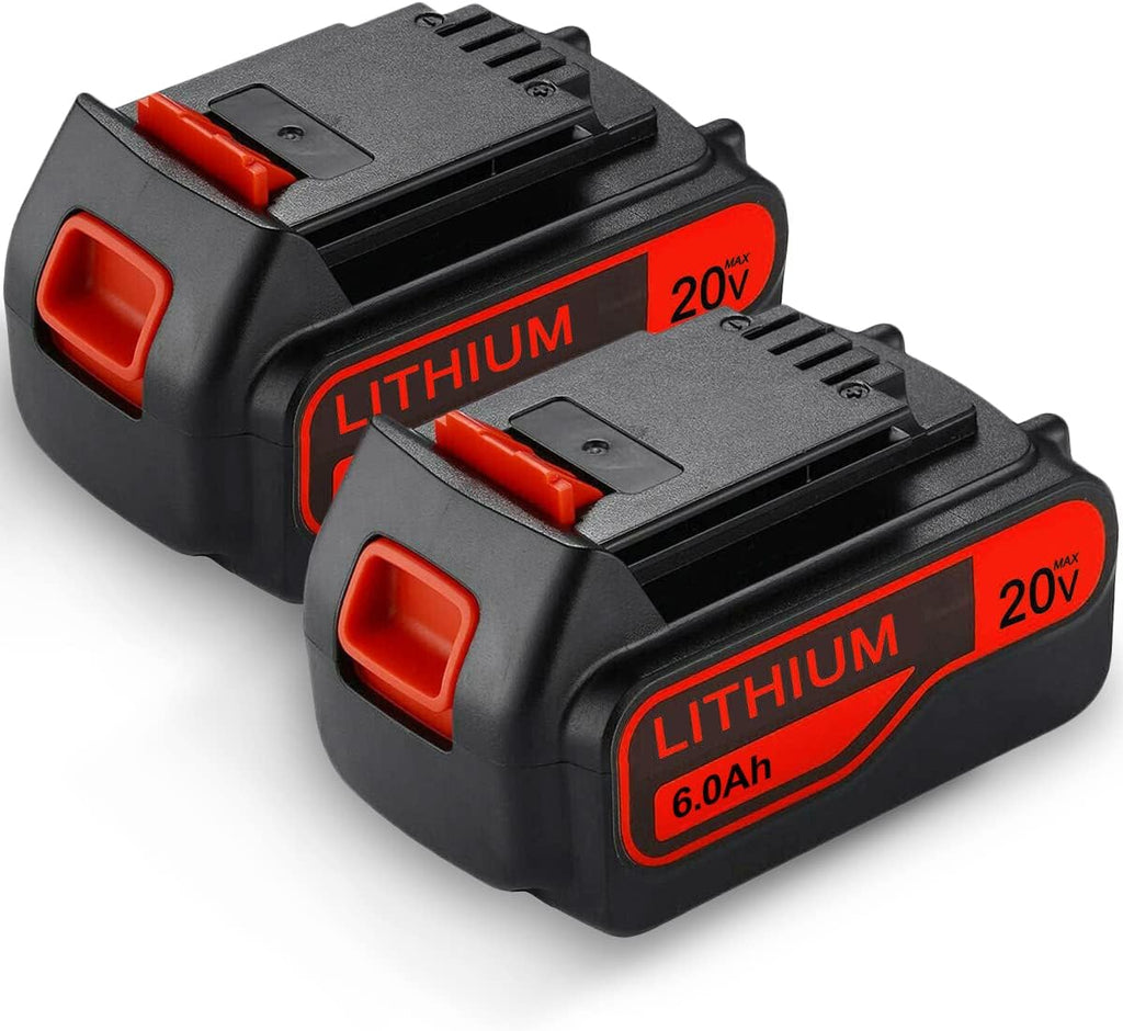 2 Pack 6.0Ah 20V Max Replacement Lithium Battery Y663133
