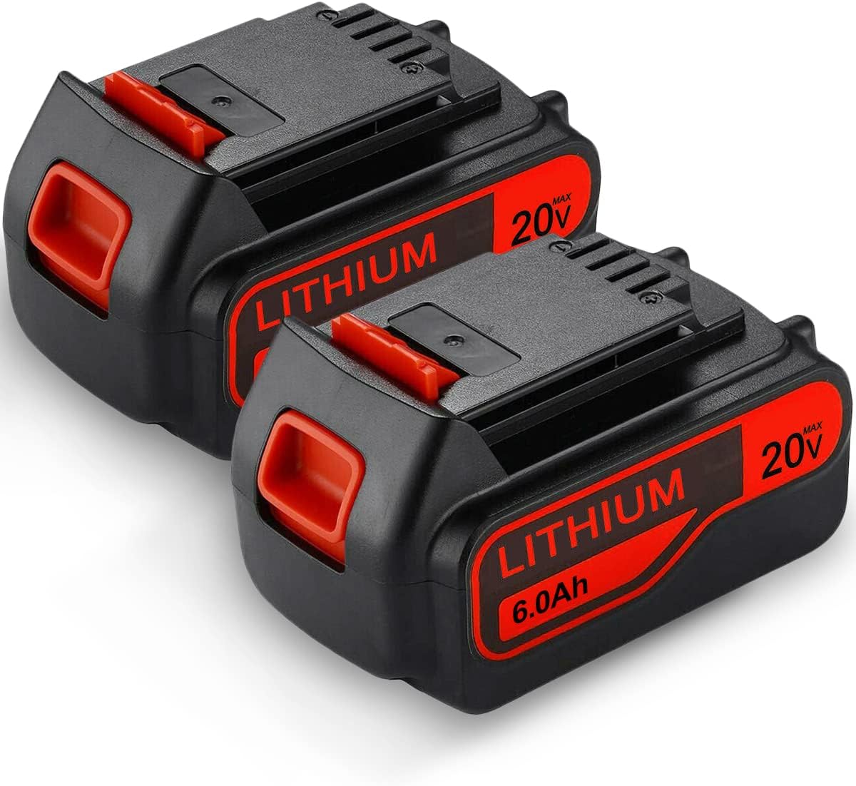 2 Pack 6.0Ah 20V Max Replacement Lithium Battery Y663133