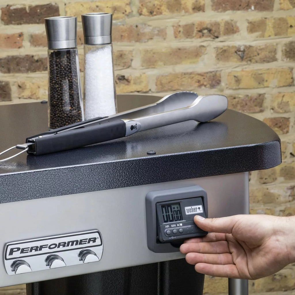 Black 22-Inch Freestanding Charcoal Grill W93524