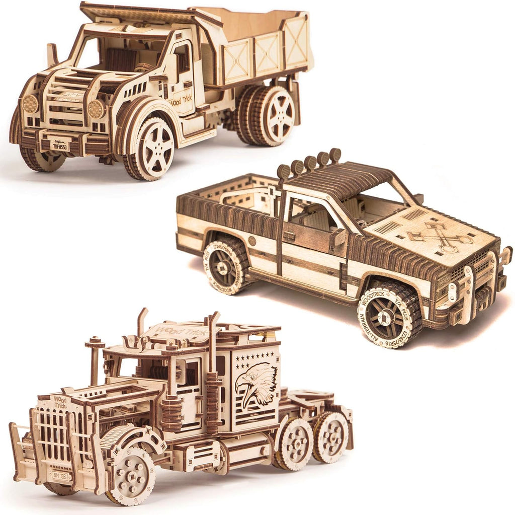 3D Wooden Puzzle Truck Bundle R7024