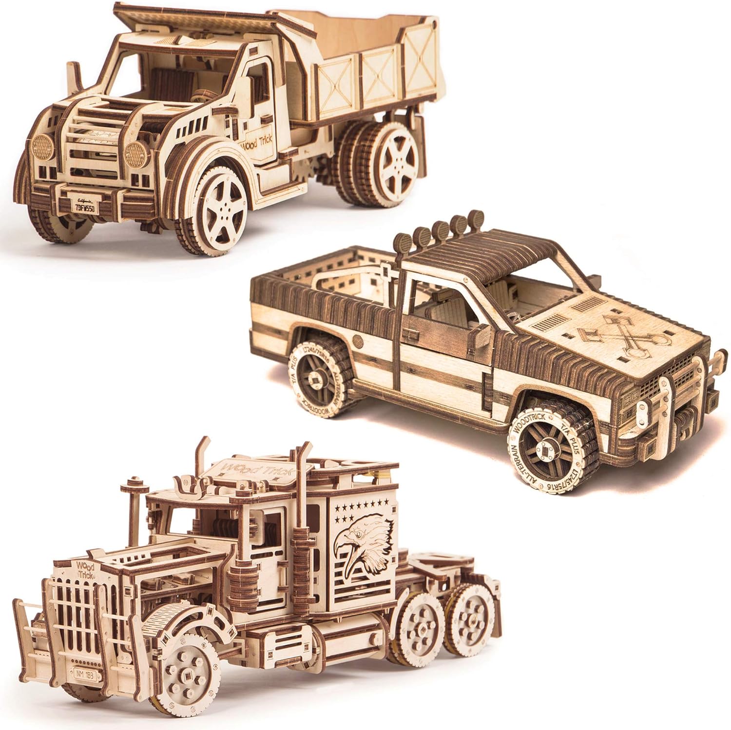 3D Wooden Puzzle Truck Bundle R7024