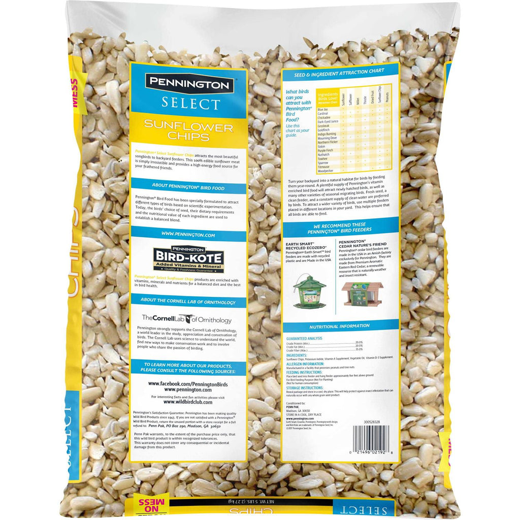 Sunflower Chips Dry Wild Bird Food Seed C297134