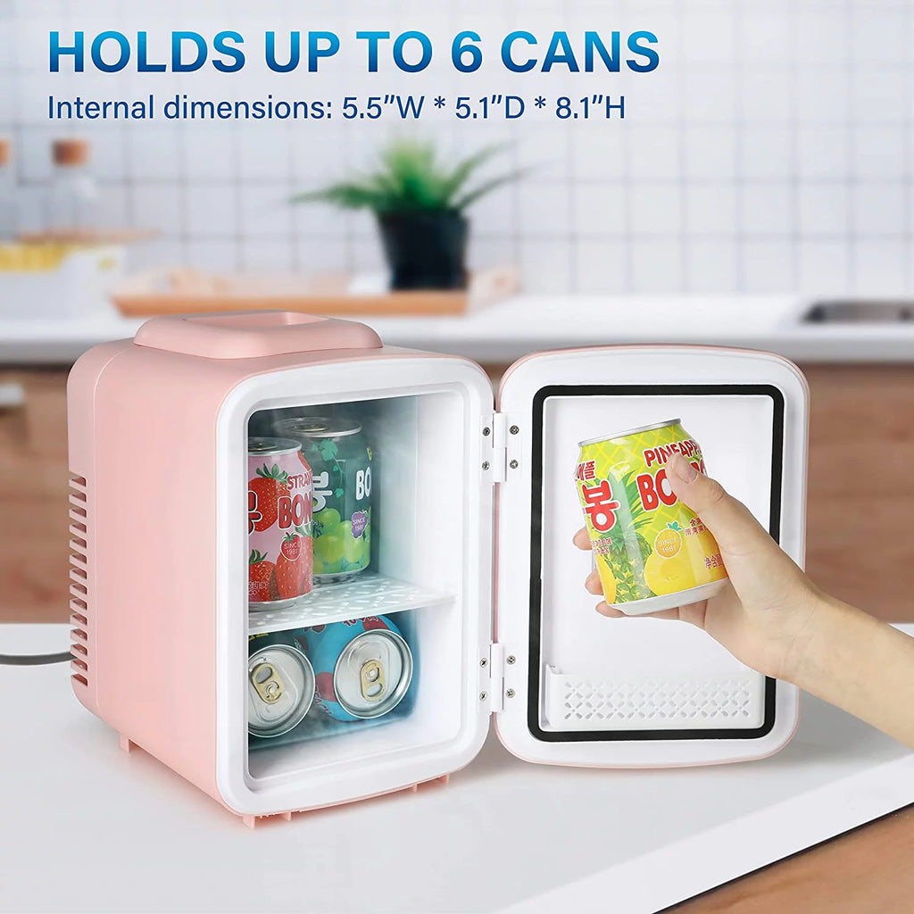 Pink 4L Mini Fridge G33551