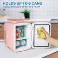 Pink 4L Mini Fridge G33551