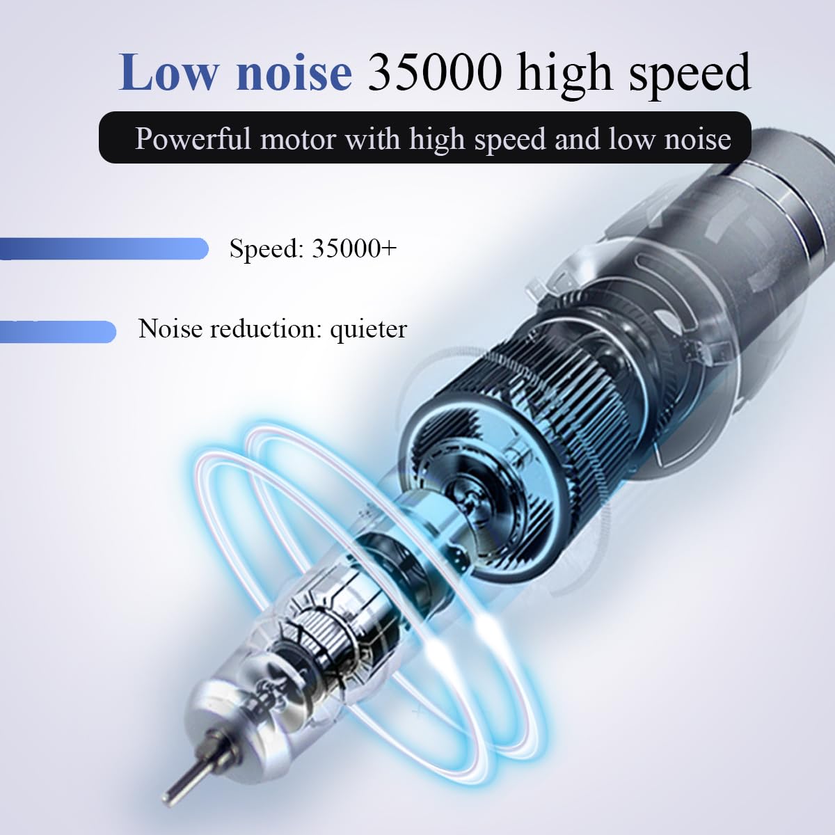 Portable Rechargeable 35000RPM Electric Nail Drill V2147