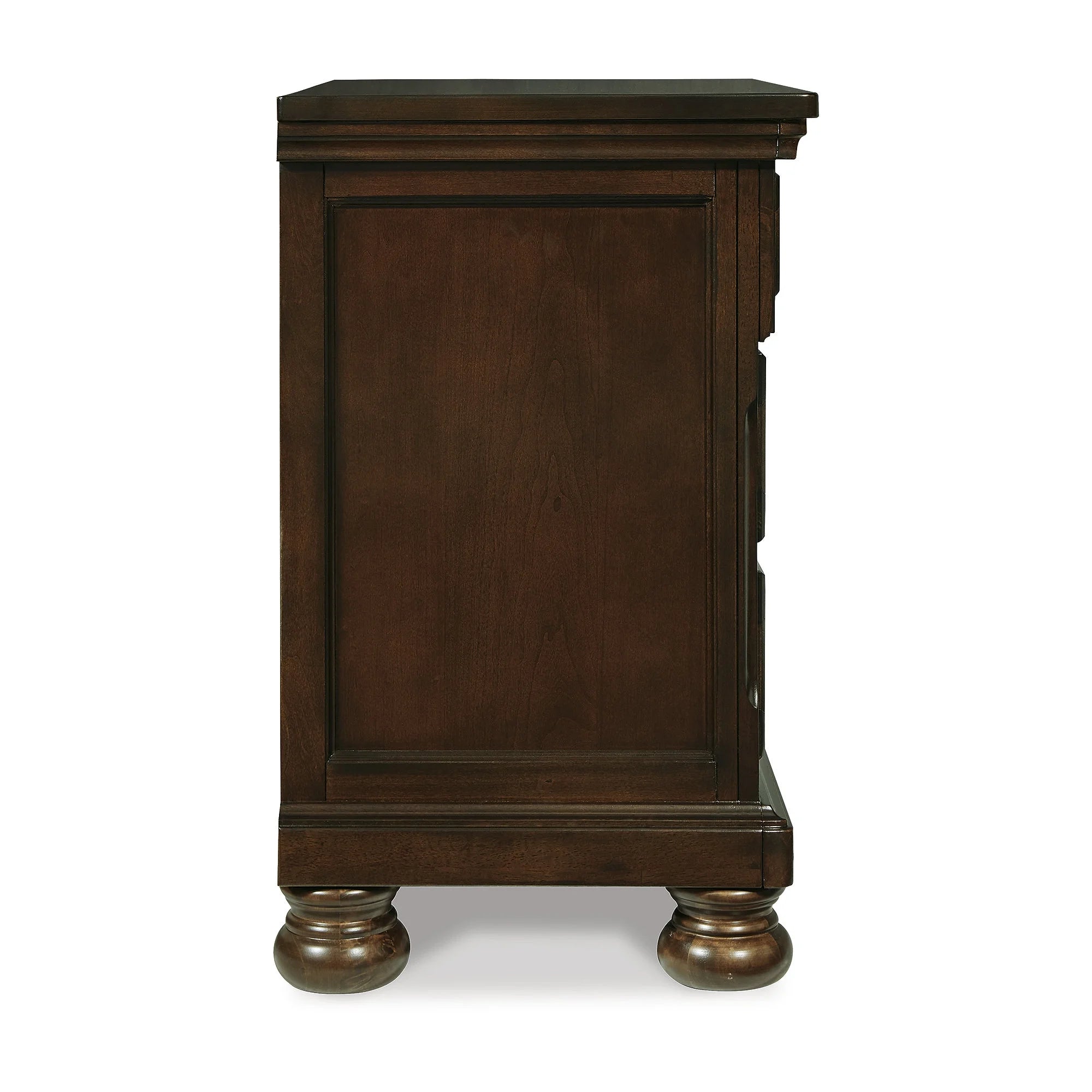 2 Drawer Nightstand, Dark Brown M8469