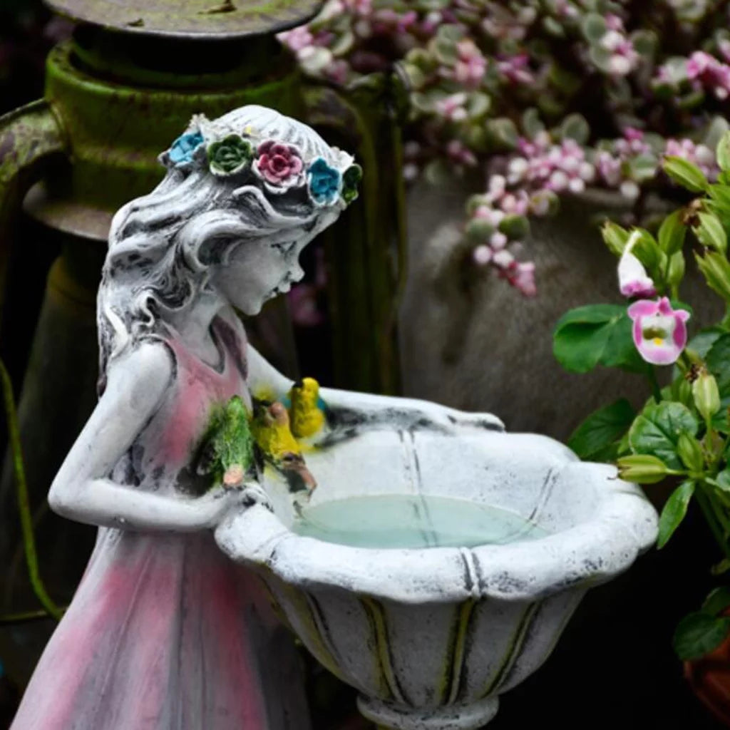Large Resin Sculpture LED Light Garden Statue F798