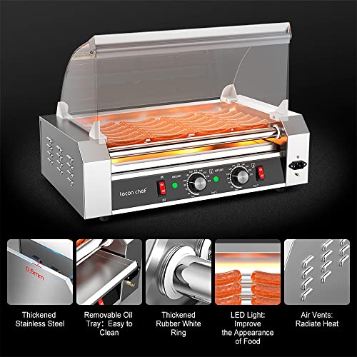 7 Roller Stainless Steel Hot Dog Roller Machine G506
